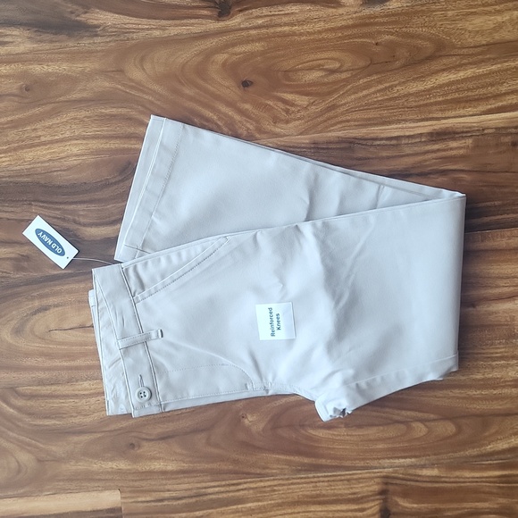 NEW Old Navy Boys uniform pants size 8 and 10 - Picture 1 of 4